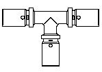 Прессовый тройник